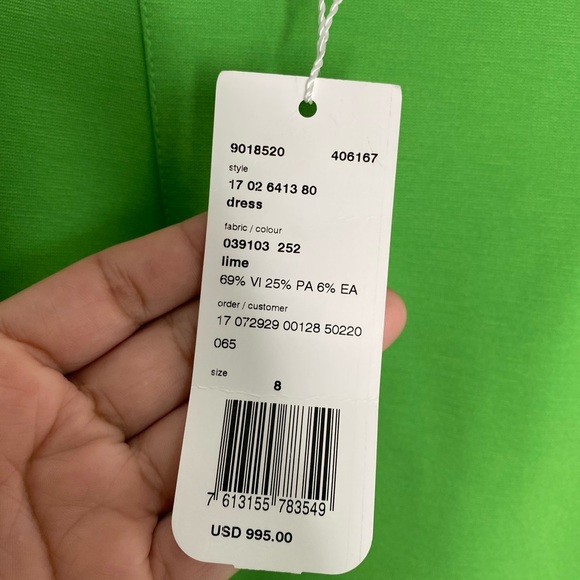 AKRIS PUNTO BERGDORF GOODMAN FLOUNCE HEM DRESS 8 - Picture 7 of 11